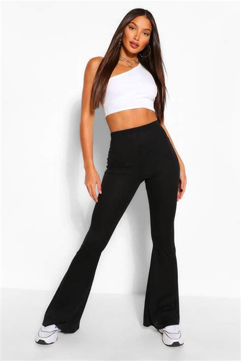 Outfits With Black Flare Leggings