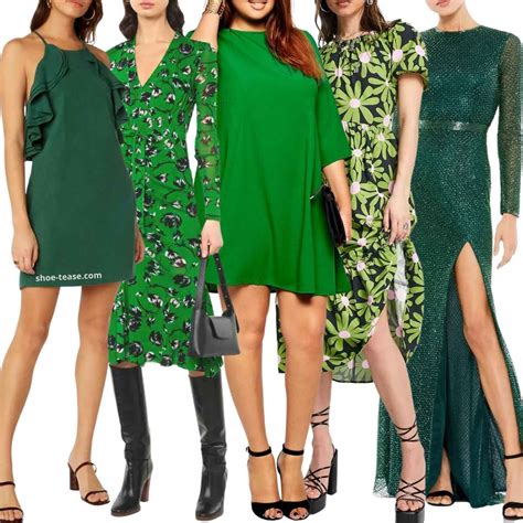 How to wear green color combinations and outfits with green