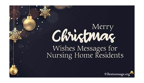 What To Write In A Christmas Card For Nursing Home Residents Make