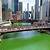 what turns chicago river green nyt
