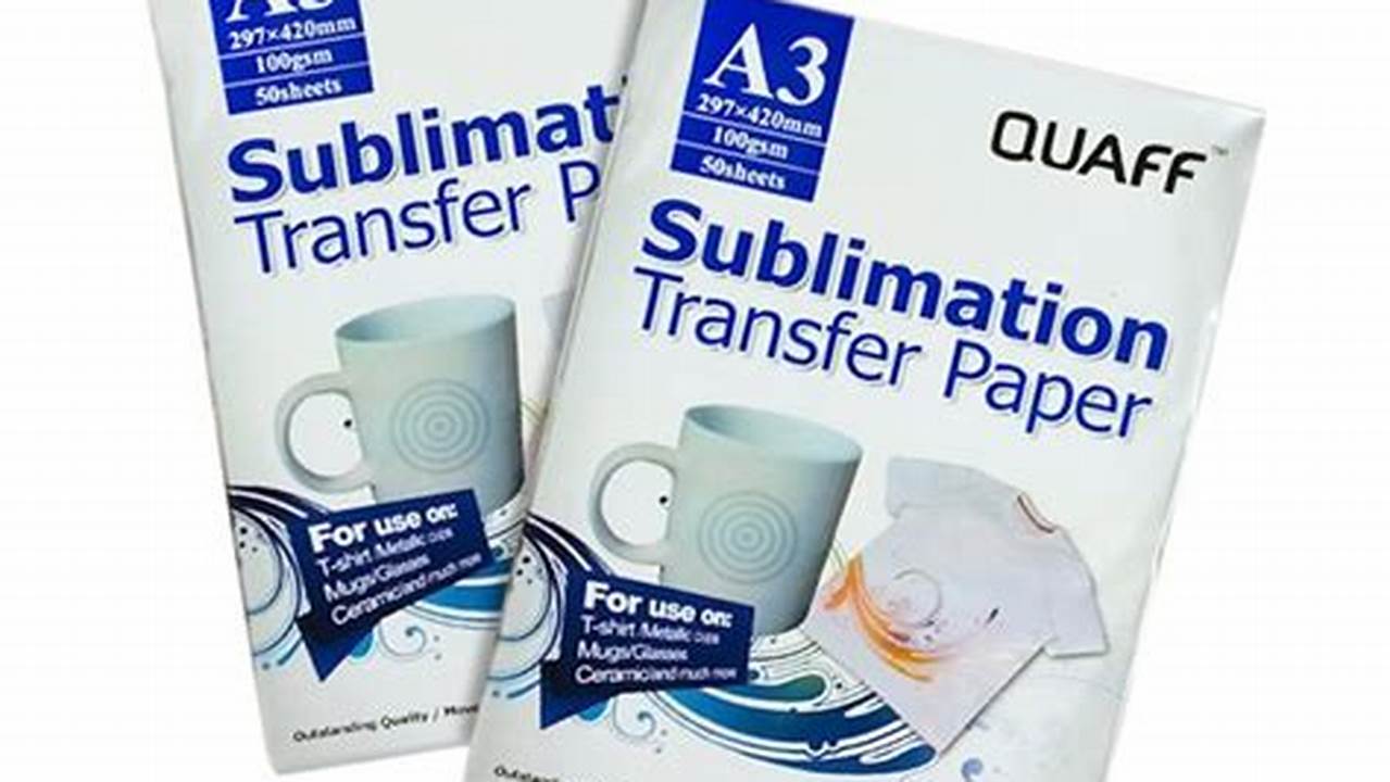 Discover the Secret: What Type of Paper Unleashes Sublimation's Magic?