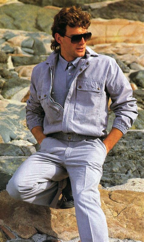 what was men's fashion in the 1980s