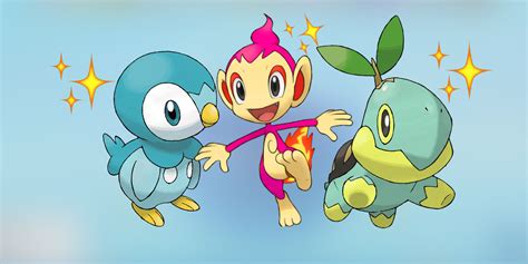 The famous watertype starters Piplup, Prinplup and Empoleon from