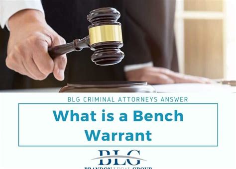 what's a bench warrant