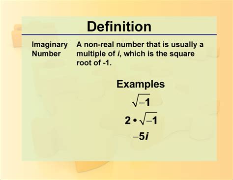 what's an example of an imaginary number