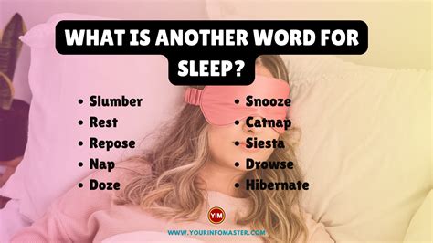 what's another word for sleep