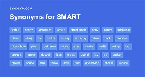 what's another word for smart