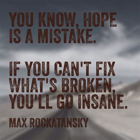what's broken can't be fixed