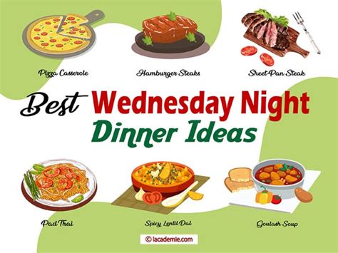 what's good to eat on a wednesday night