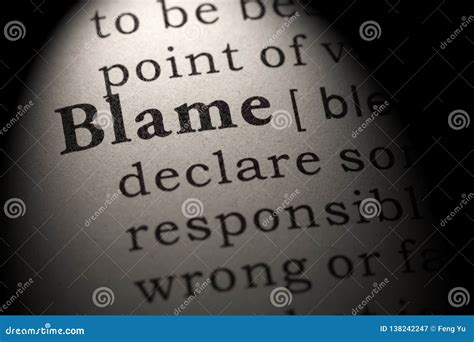 what's the definition of blame