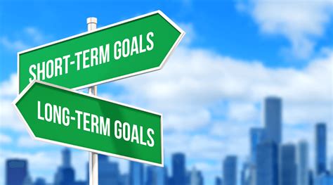 what's the difference between short term and long term financial goals