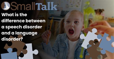 what's the difference between speech disorders and language processing difficulties