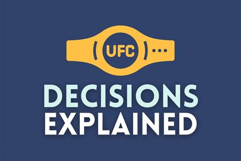what's the difference between split decision and unanimous decision in ufc