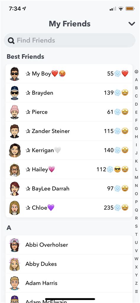 what's the highest friendship on snap