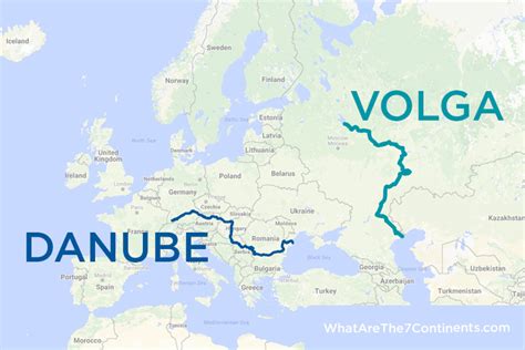 what's the second largest river in europe