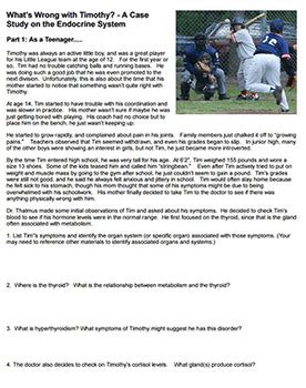 what's wrong with timothy case study answers