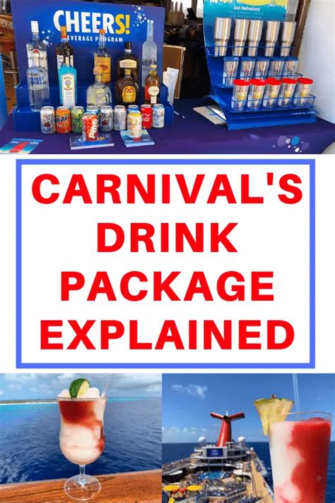 Top Ten Carnival Cruise Drinks Cruise Crazed Carnival cruise, Fun