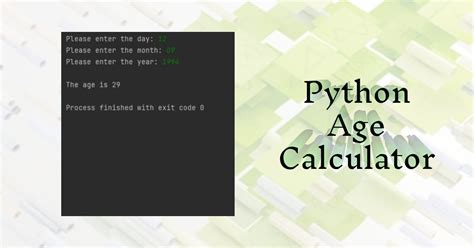 what age is python for