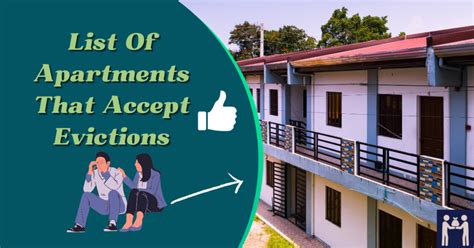 What Apartment Complex Accept Evictions