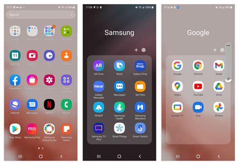 what apps come with samsung