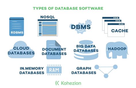 what are 4 examples of database programs