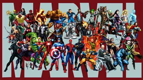 what are all the marvel superheroes
