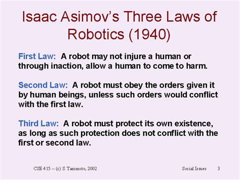 what are asimov's three laws of robotics