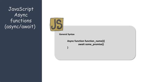 what are async await functions in javascript