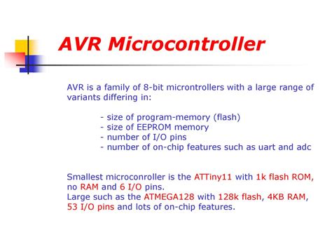 What Are Avr Microcontrollers