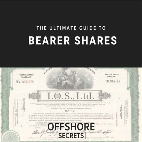 what are bearer shares