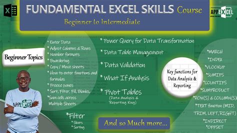 what are beginner excel skills