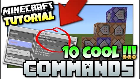 What Are Cool Commands In Minecraft