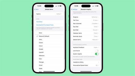 what are default alerts on iphone