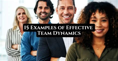 what are example of effective team dynamics