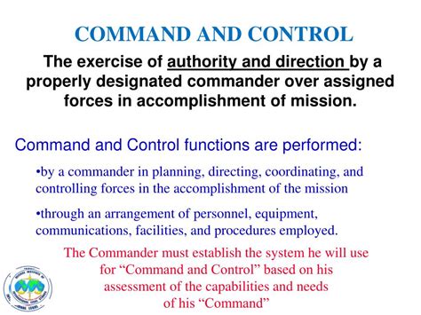what are examples of command and control
