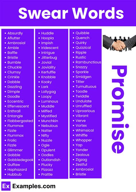 what are examples of curse words