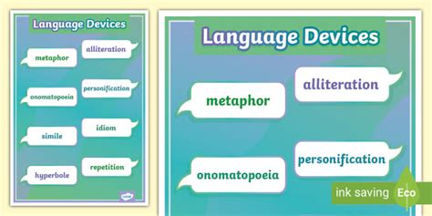what are examples of language devices