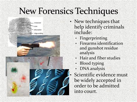 what are forensic techniques