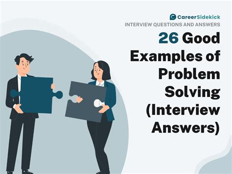 what are good examples of problem solving interview