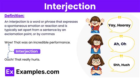 what are interjections with examples