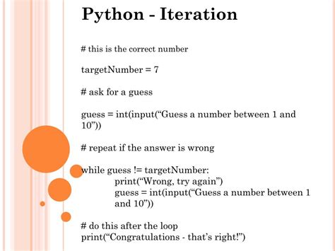 what are iteration statement in python define each of them