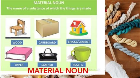 what are material nouns