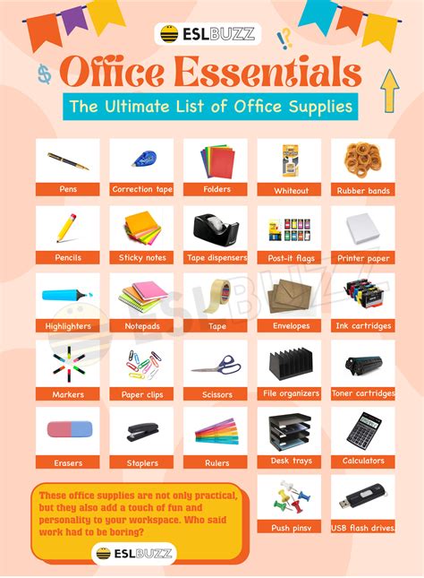 What Are Office Supplies Example