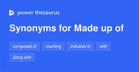 what are other words for made up