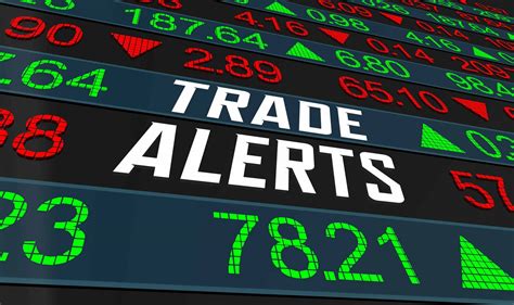 what are our trade alerts called