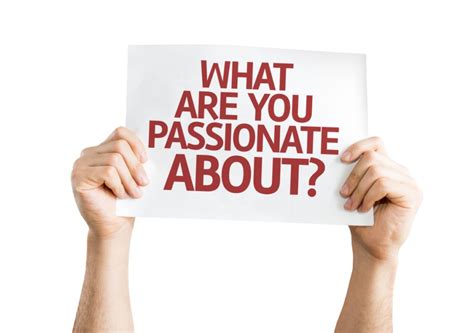 what are passionate about