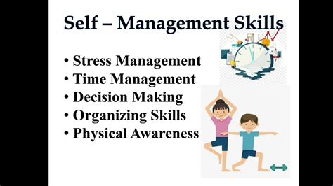 what are self management skills class 9
