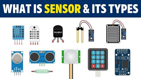 what are sensors and types of sensors