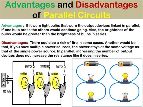 what are some advantages of parallel circuits