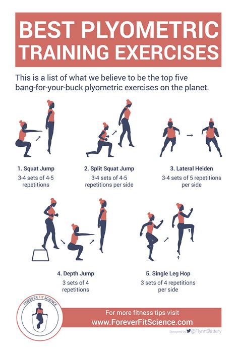 what are some examples of common plyometric exercises
